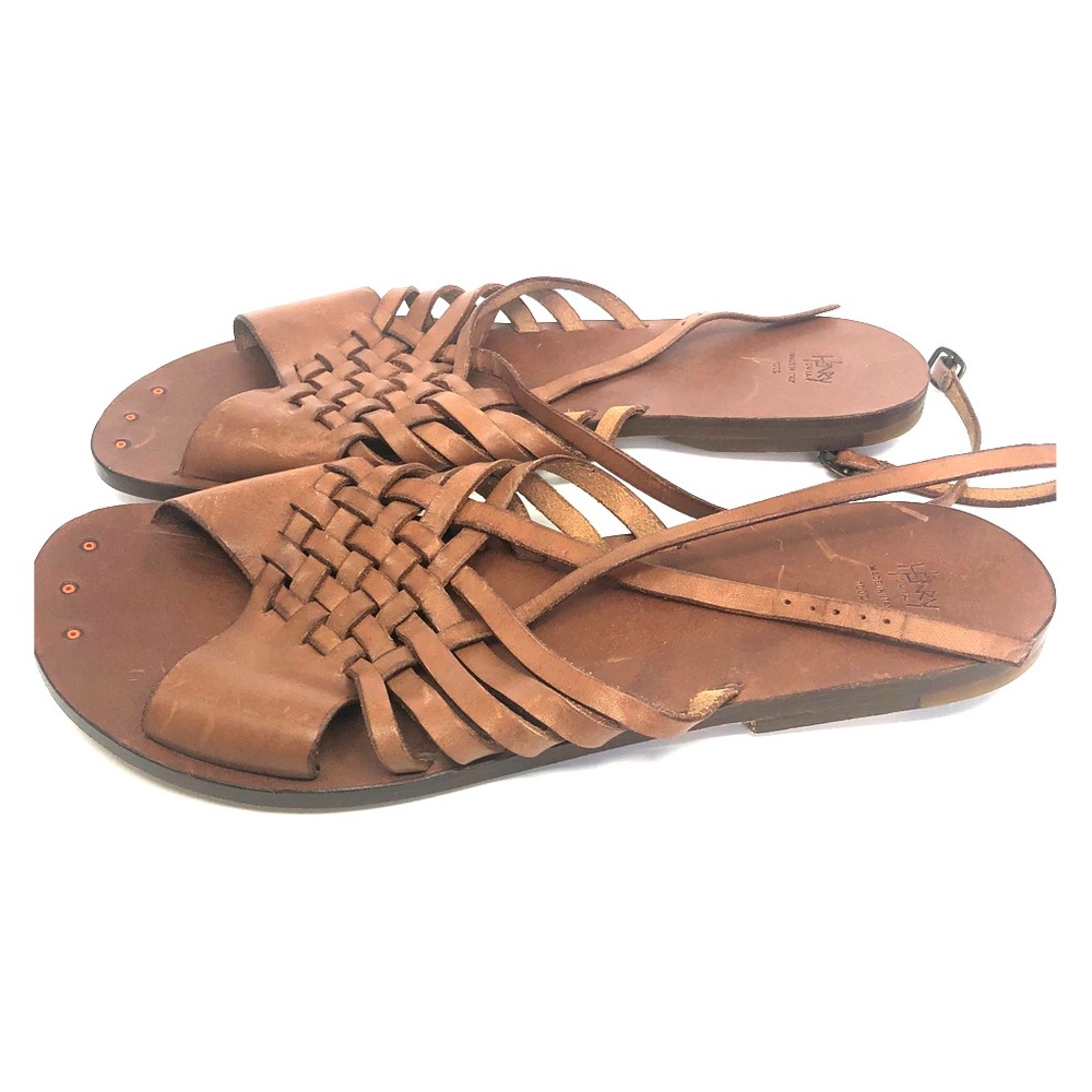 Henry Cuir Brown Leather Sandals